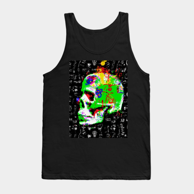 Skullcode Tank Top by Farbitroid